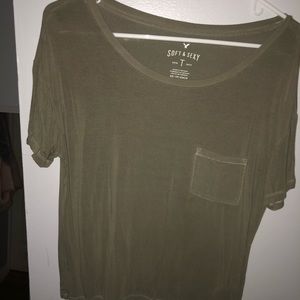 American eagle green soft & sexy T-shirt